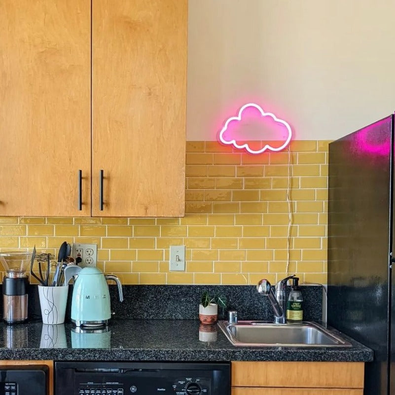 Cloud, neon LED sign